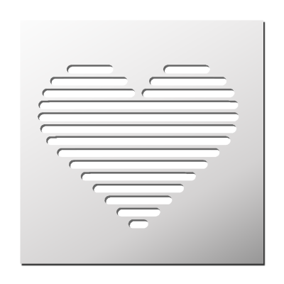 Pochoir Coeur