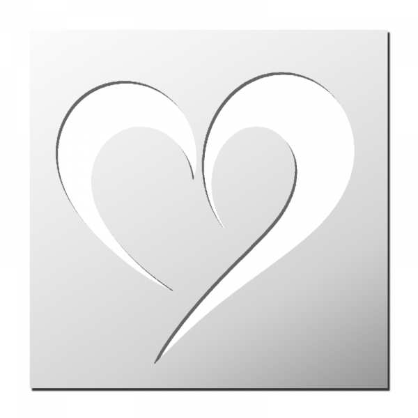 Pochoir Coeur
