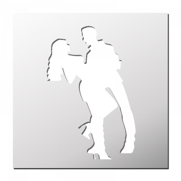 Pochoir Danse de couple