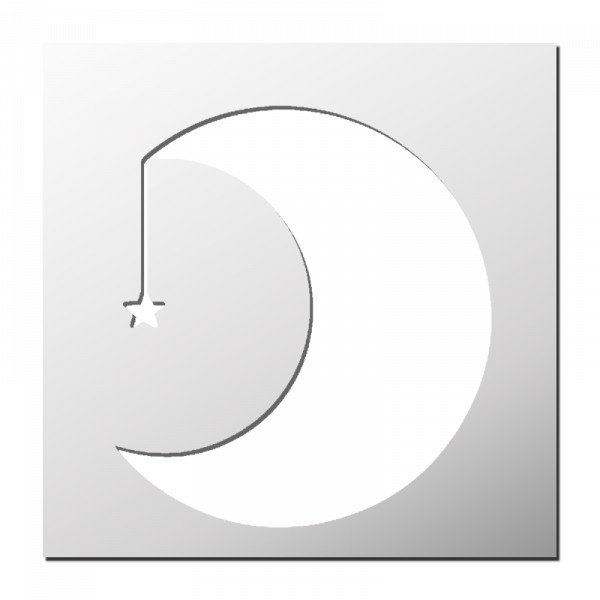 Pochoir Lune Etoile