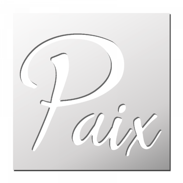 Pochoir Paix