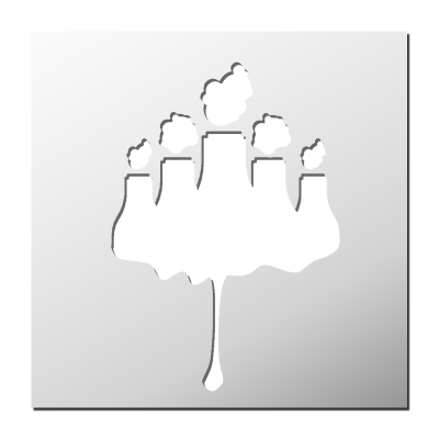 Pochoir Pollution