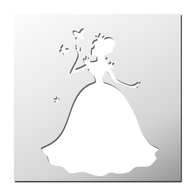 Pochoir Princesse
