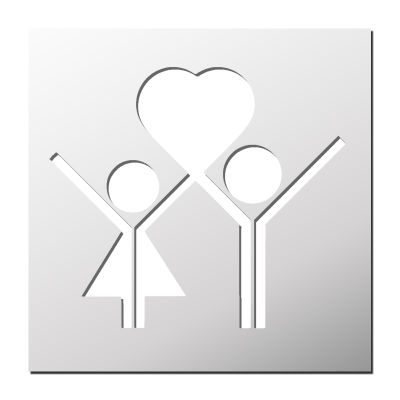 Pochoir St Valentin