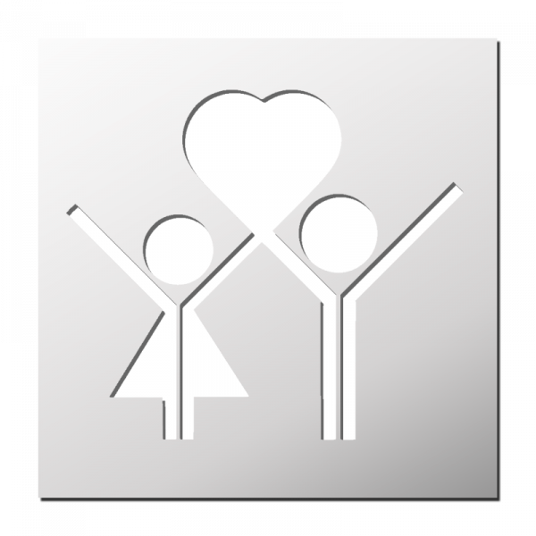 Pochoir St Valentin