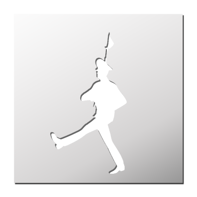 Pochoir Soldat