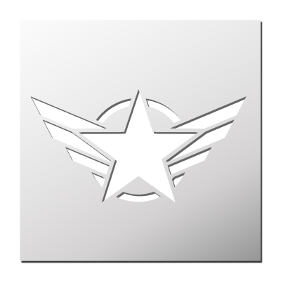 Pochoir Etoile Militaire US