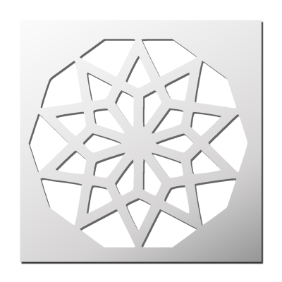 Pochoir Forme Géométrique