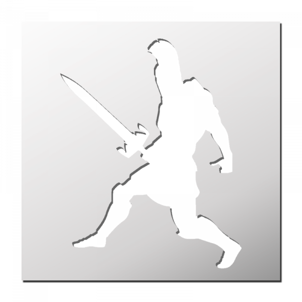 Pochoir Gladiateur