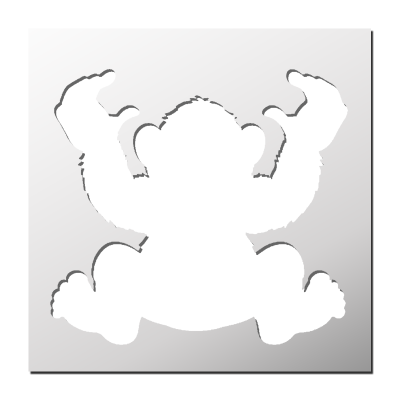 Pochoir Gorille