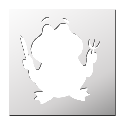 Pochoir Grenouille