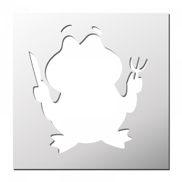 Pochoir Grenouille