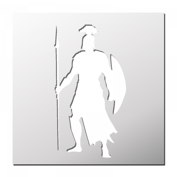 Pochoir Guerrier