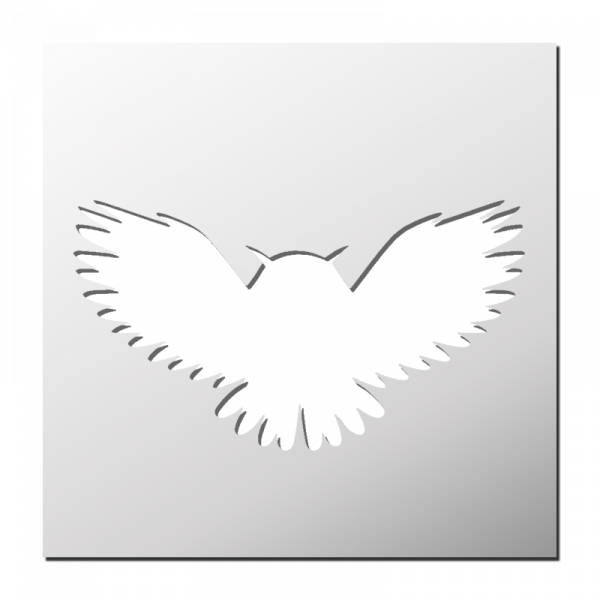 Pochoir Hibou