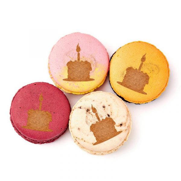 Pochoir Macaron Gâteau Anniversaire