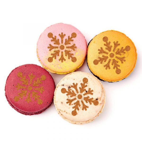 Pochoir Macaron Flocon de Neige