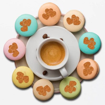 Pochoir Macaron Saint Valentin