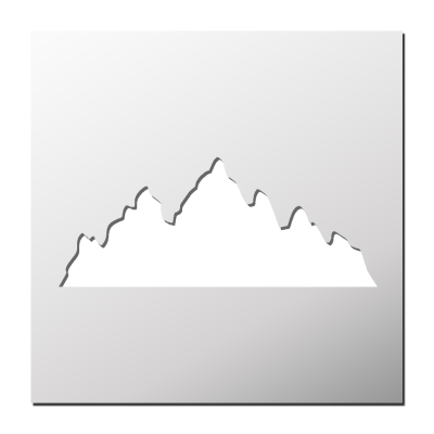 Pochoir Montagne