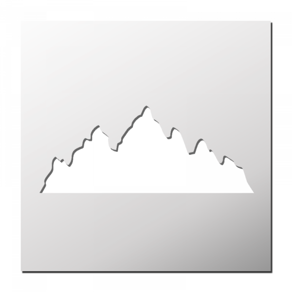 Pochoir Montagne