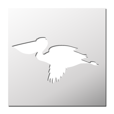 Pochoir Pélican