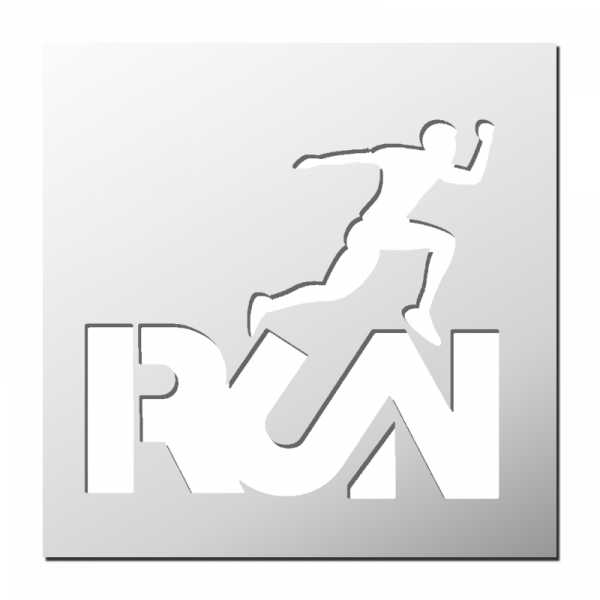 Pochoir RUN