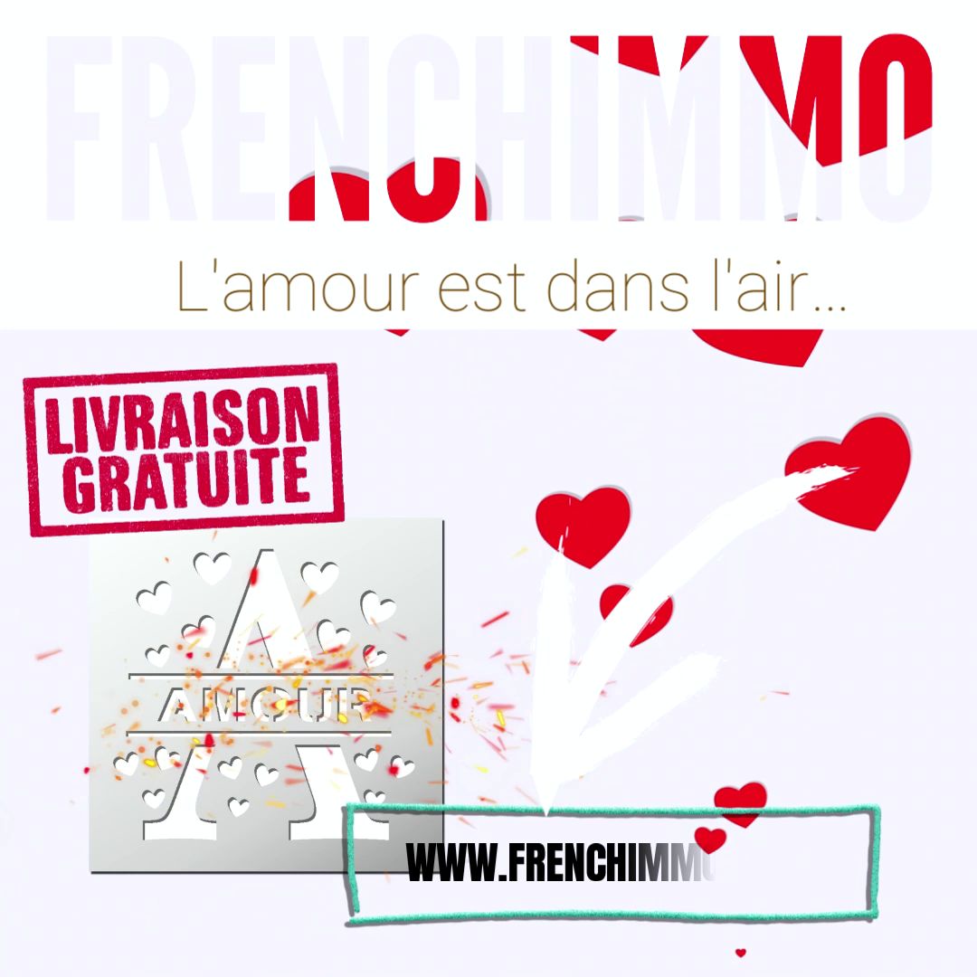 Faites de cette Saint-Valentin un moment inoubliable ! 💖 DĂ©coration au Pochoir