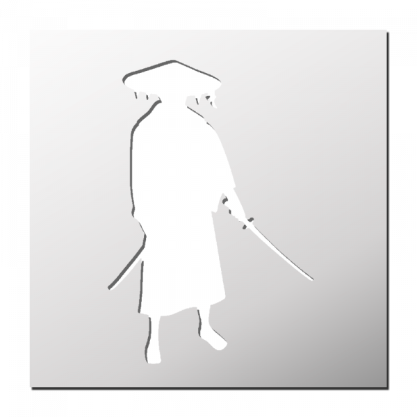 Pochoir Samouraï