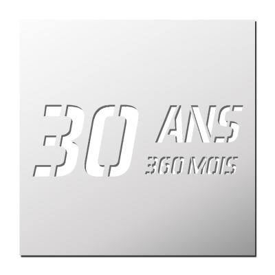 Pochoir 30 Ans