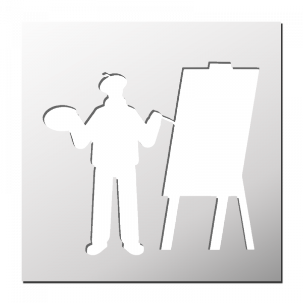 Pochoir Artiste Peintre