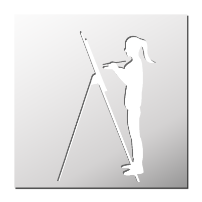 Pochoir Artiste Peintre