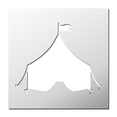 Pochoir Chapiteau Cirque