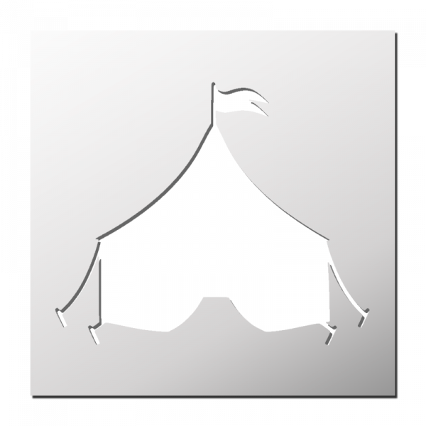 Pochoir Chapiteau Cirque
