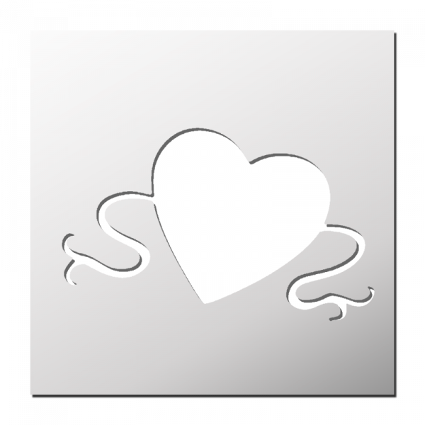 Pochoir Coeur