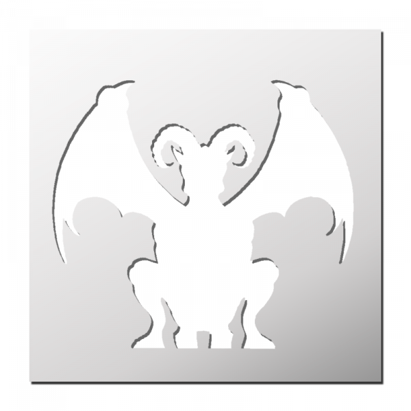 Pochoir Gargouille