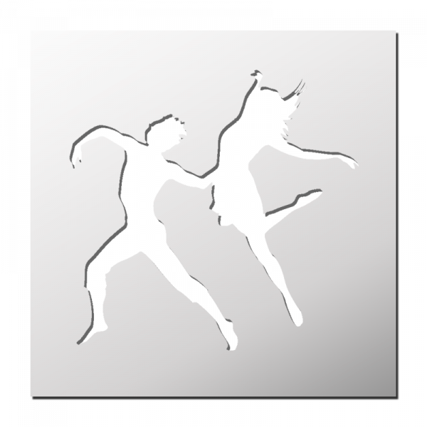 Pochoir Danseurs