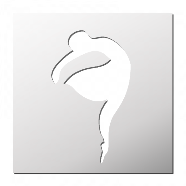 Pochoir Danseuse