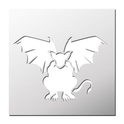 Pochoir Gargouille