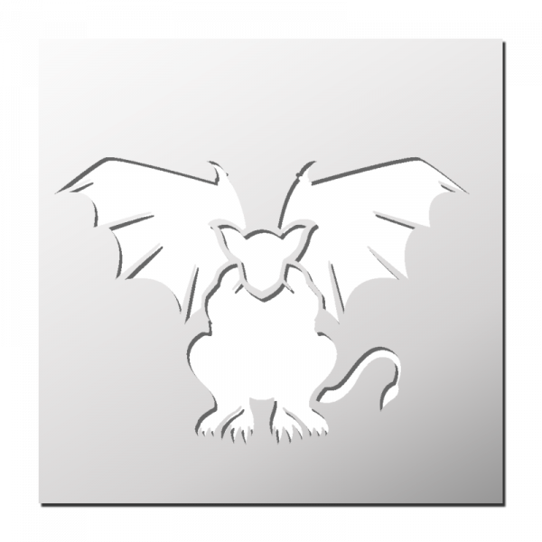 Pochoir Gargouille