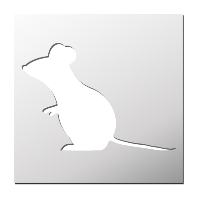 Pochoir Souris