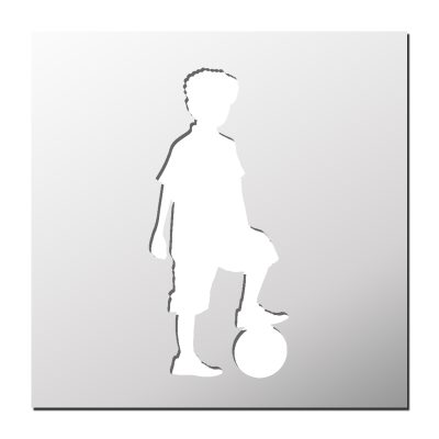 Pochoir Enfant Ballon Foot