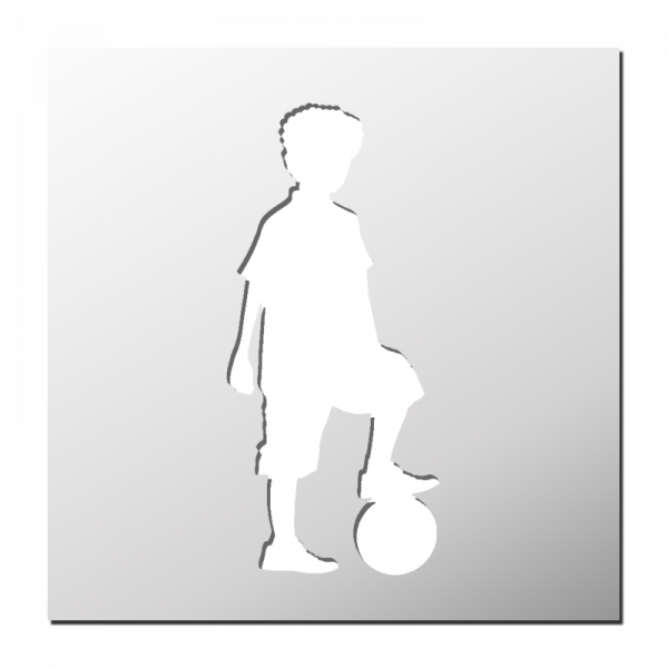Pochoir Enfant Ballon Foot
