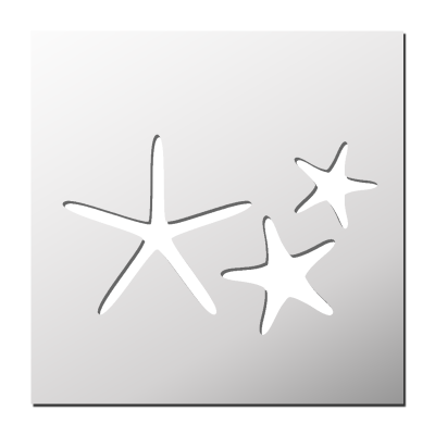 Pochoir Etoiles de Mer