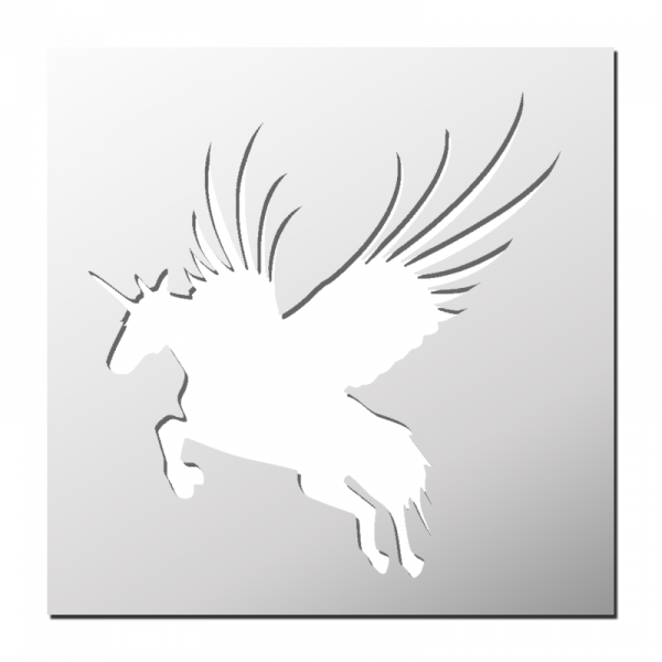 Pochoir Licorne