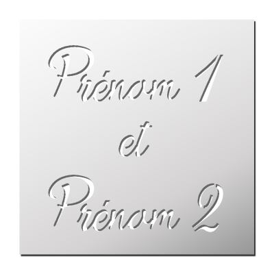 Pochoir Prénoms Personnalisés