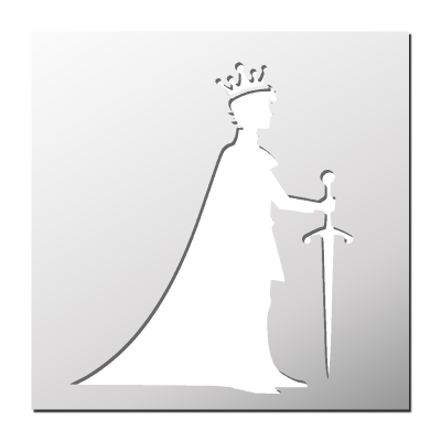 Pochoir Roi Arthur
