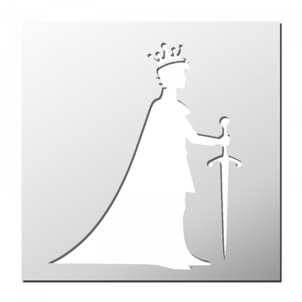 Pochoir Roi Arthur