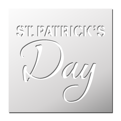 Pochoir ST. PATRICK’S DAY