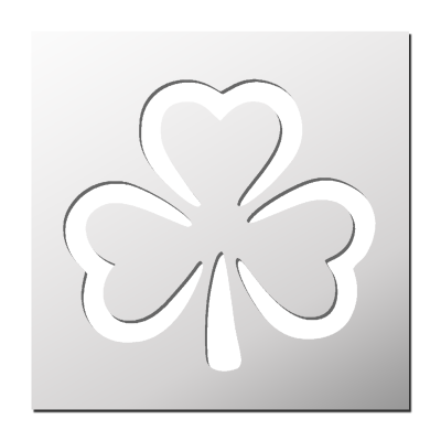 Pochoir Trèfle Irlandais St Patrick
