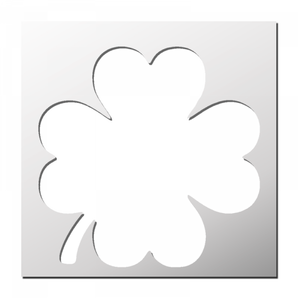 Pochoir Trèfle à quatre feuilles