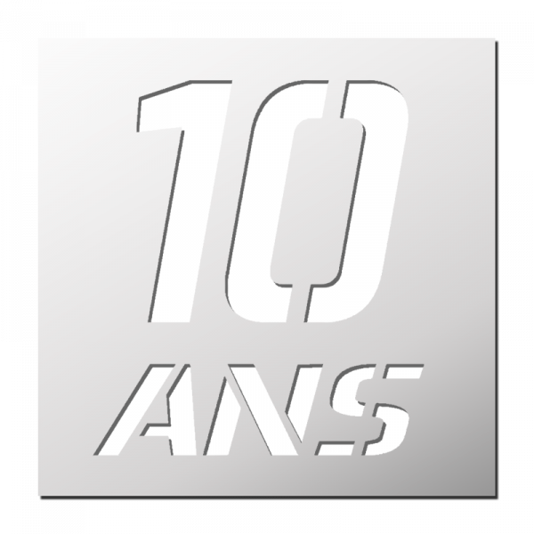 Pochoir Anniversaire 10 Ans 🎂